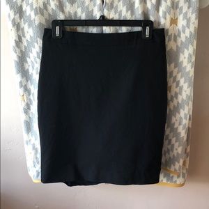 Banana Republic black pencil skirt